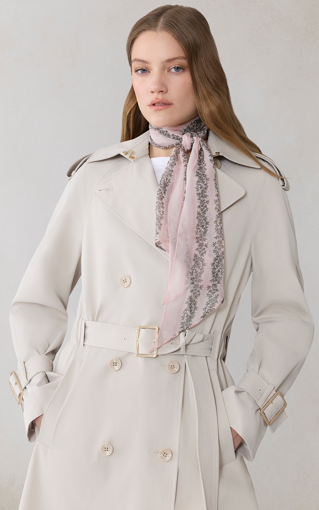 BECKY-L Long Trench Coat | Soia & Kyo® CA