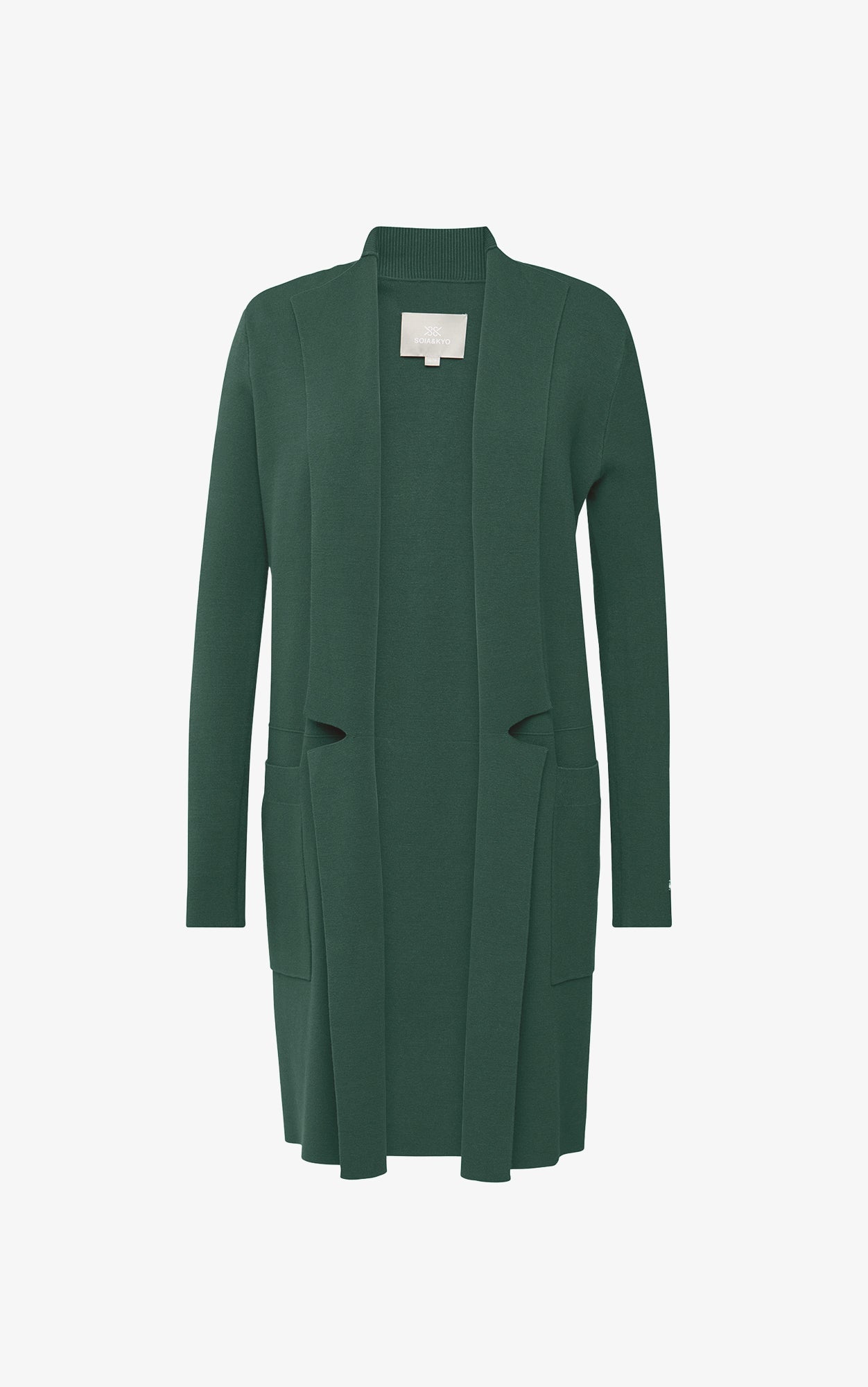 Soia Kyo Benela Coatigan Soia Kyo Black Viscose Benela Mid Thigh