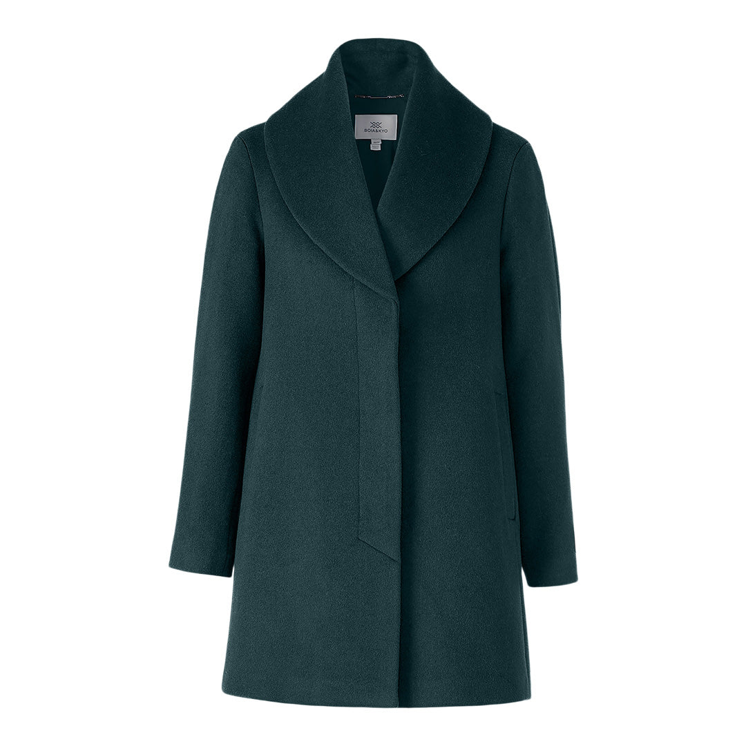 ELSA Wool Shawl Collar Coat | Soia & Kyo Canada